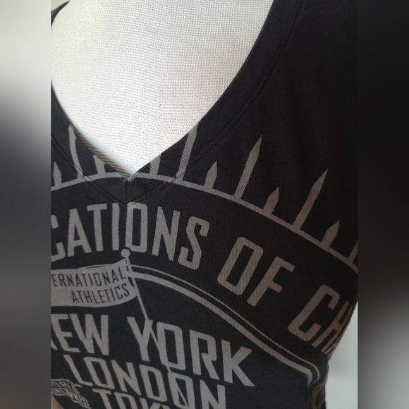 Nike - Black V-Neck T-Shirt - Size S - Picture 3 of 7